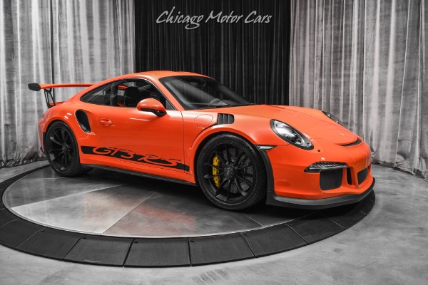 Used 2016 Porsche 911 GT3 RS 991.1 Lava Orange! PCCBs! Front Lift System! HOT Spec! LOADED! for sale Sold at Chicago Motor Cars in West Chicago IL 60185 6
