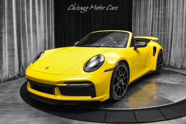 Used 2023 Porsche 911 Turbo S Cabriolet MSRP $306k+ Front Lift Exclusive Design Wheels Burmester Sport Exhaust for sale Sold at Chicago Motor Cars in West Chicago IL 60185 2