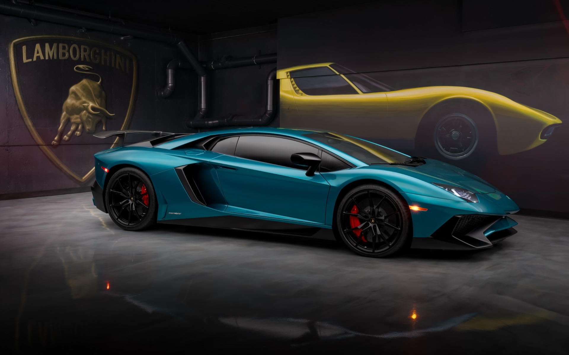 Used-2017-Lamborghini-Aventador-SV-LP750-4-SV-Coupe-1of1-Verde-Artemis-STUNNING-Spec-Carbon-Fiber-ONLY-1k-Miles