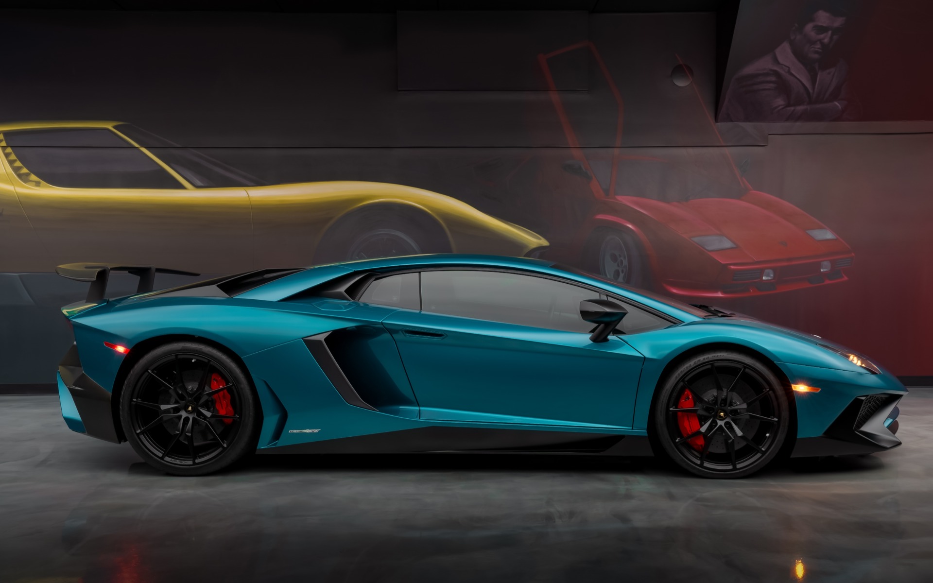 1:18 Lamborghini Aventador S - 2017 - Vert mante