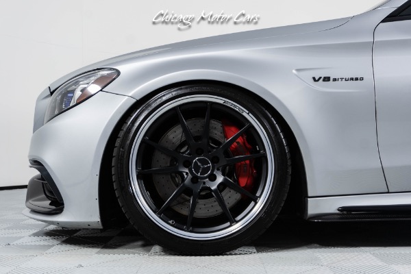 Used 2020 Mercedes-Benz AMG C63s Premium Burmester Sound System AMG FORGED CROSS SPOKE WHEELS 500+ WHP for sale Sold at Chicago Motor Cars in West Chicago IL 60185 3