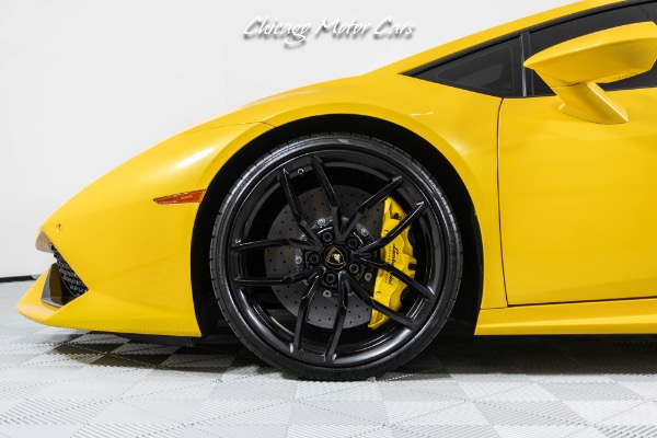Used 2015 Lamborghini Huracan LP610-4 Yellow Stitching! Upgraded Soul Exhaust! Vorsteiner Carbon Wing! for sale Sold at Chicago Motor Cars in West Chicago IL 60185 3