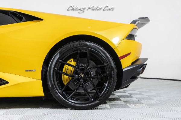 Used 2015 Lamborghini Huracan LP610-4 Yellow Stitching! Upgraded Soul Exhaust! Vorsteiner Carbon Wing! for sale Sold at Chicago Motor Cars in West Chicago IL 60185 4
