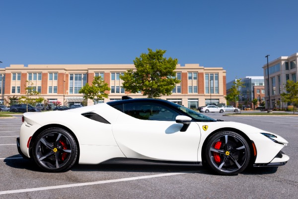 Used 2022 Ferrari SF90 Stradale Only 352 Miles Carbon Fiber Race Seats Hottest Color Combo Pristine Example for sale Sold at Chicago Motor Cars in West Chicago IL 60185 3