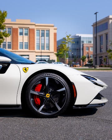 Used 2022 Ferrari SF90 Stradale Only 352 Miles Carbon Fiber Race Seats Hottest Color Combo Pristine Example for sale Sold at Chicago Motor Cars in West Chicago IL 60185 5