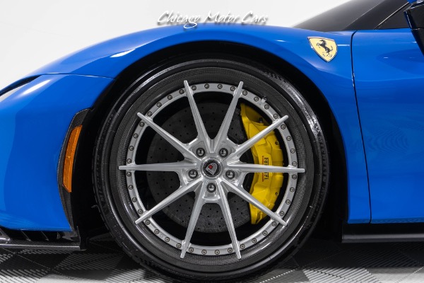 Used 2023 Ferrari SF90 Stradale Azzurro Dino Finish! Novitec Springs! Anrky Wheels! for sale Sold at Chicago Motor Cars in West Chicago IL 60185 3