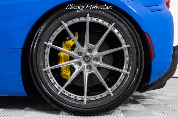 Used 2023 Ferrari SF90 Stradale Azzurro Dino Finish! Novitec Springs! Anrky Wheels! for sale Sold at Chicago Motor Cars in West Chicago IL 60185 4