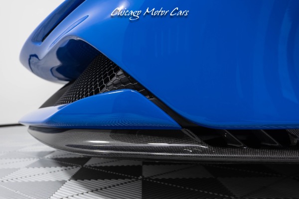 Used 2023 Ferrari SF90 Stradale Azzurro Dino Finish! Novitec Springs! Anrky Wheels! for sale Sold at Chicago Motor Cars in West Chicago IL 60185 6