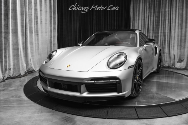 Used 2021 Porsche 911 Turbo S Coupe Vossen Wheels! Burmester Audio! Front Lift! Sport Exhaust! for sale Sold at Chicago Motor Cars in West Chicago IL 60185 2