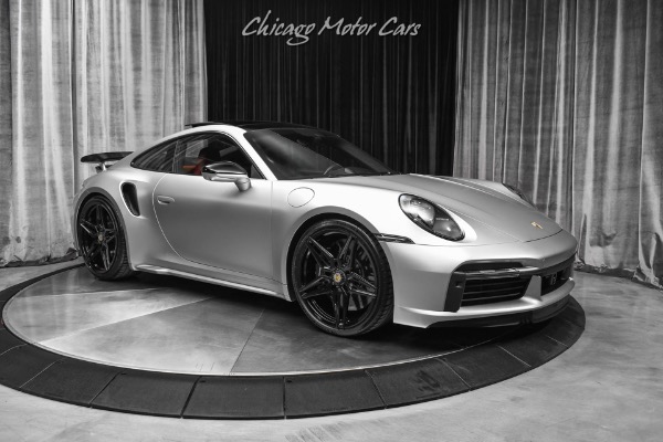 Used 2021 Porsche 911 Turbo S Coupe Vossen Wheels! Burmester Audio! Front Lift! Sport Exhaust! for sale Sold at Chicago Motor Cars in West Chicago IL 60185 6