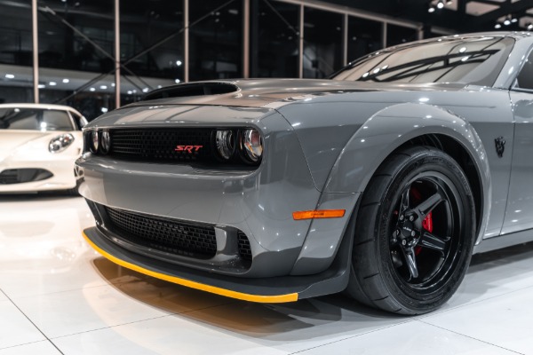 Used-2018-Dodge-Challenger-SRT-Demon-Only-341-Miles-Destroyer-Grey-Collector-Quality-Crate-Included