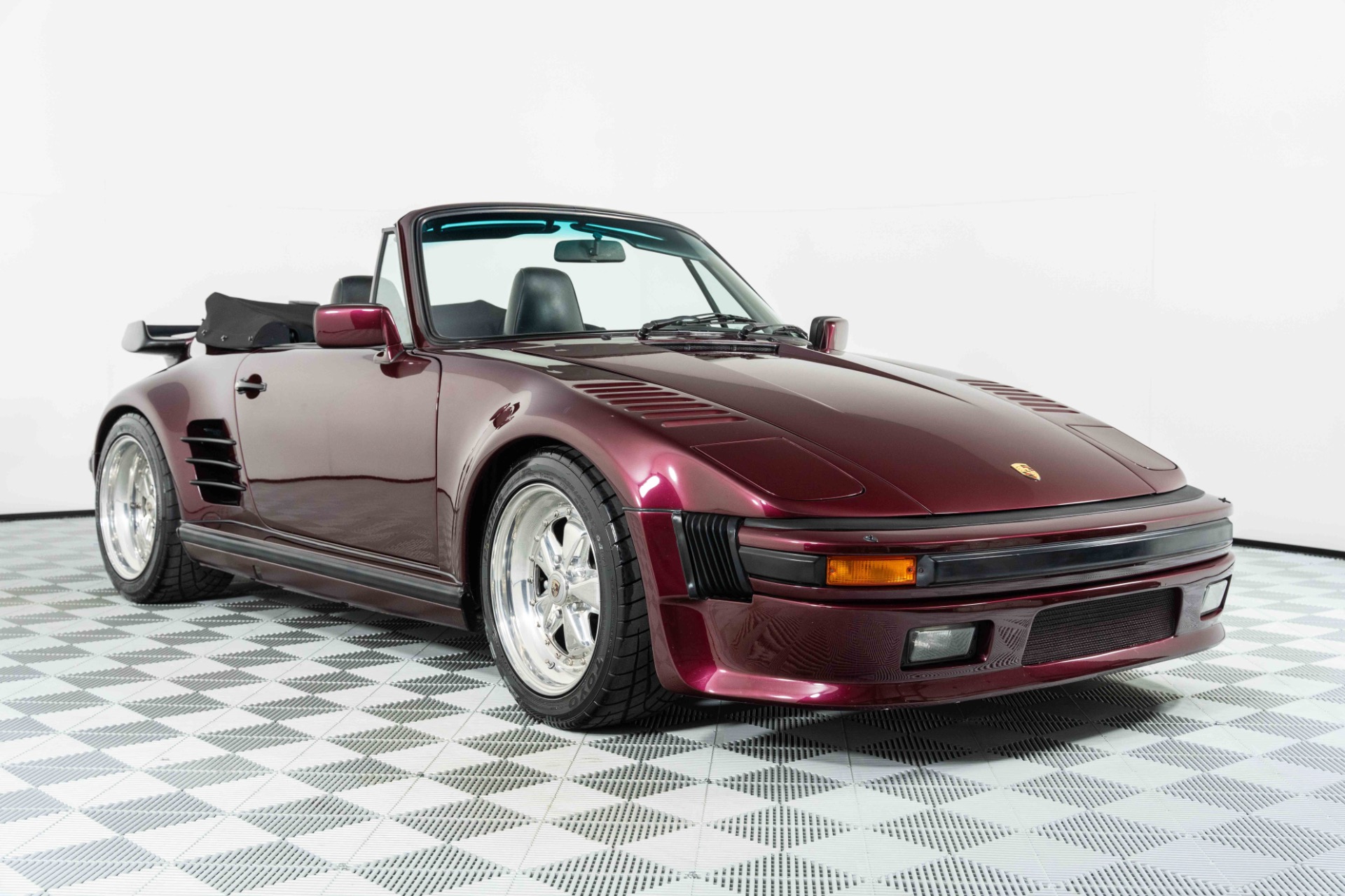 Used-1985-Porsche-930-Turbo-Cabriolet-RARE-Slant-Nose-Conversion-K27-Turbo-Super-Tasteful-Highly-Desired