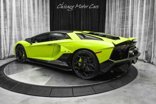 Used 2022 Lamborghini Aventador LP780-4 Ultimae Ultimae Coupe Verde Scandal MSRP $584,753 + $30k in Upgrades! Full PPF for sale Sold at Chicago Motor Cars in West Chicago IL 60185 3