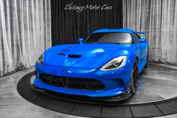 Used 2016 Dodge Viper SRT TA 2.0 Competition Blue Extremely Rare! #19 of 33 Made! Collector Car! for sale Sold at Chicago Motor Cars in West Chicago IL 60185 2