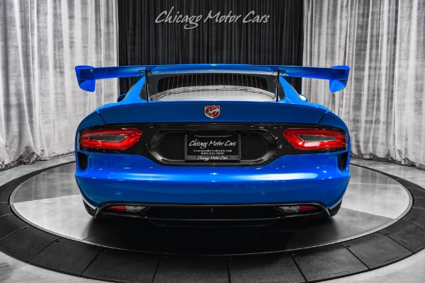 Used 2016 Dodge Viper SRT TA 2.0 Competition Blue Extremely Rare! #19 of 33 Made! Collector Car! for sale Sold at Chicago Motor Cars in West Chicago IL 60185 4