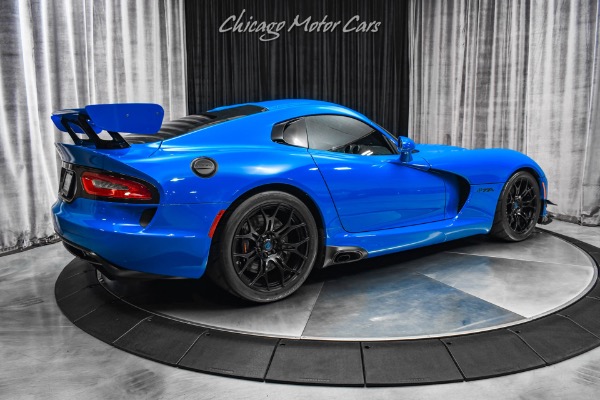 Used 2016 Dodge Viper SRT TA 2.0 Competition Blue Extremely Rare! #19 of 33 Made! Collector Car! for sale Sold at Chicago Motor Cars in West Chicago IL 60185 5