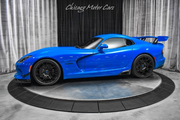 Used 2016 Dodge Viper SRT TA 2.0 Competition Blue Extremely Rare! #19 of 33 Made! Collector Car! for sale Sold at Chicago Motor Cars in West Chicago IL 60185 1