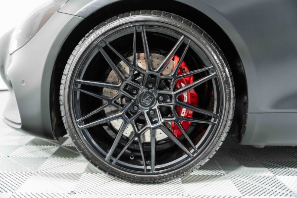 Used 2017 Mercedes-Benz AMG GT Satin Black on Red! Custom Performance Stage 2 Tune and Downpipes! for sale Sold at Chicago Motor Cars in West Chicago IL 60185 3