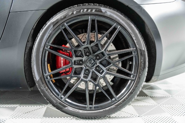 Used 2017 Mercedes-Benz AMG GT Satin Black on Red! Custom Performance Stage 2 Tune and Downpipes! for sale Sold at Chicago Motor Cars in West Chicago IL 60185 4