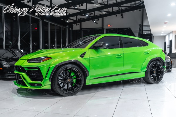 Used 2022 Lamborghini Urus SUV Verde Mantis! 1016 Carbon Fiber WIDEBODY! Ryft Exhaust! B&O 3D! LOADED! for sale Sold at Chicago Motor Cars in West Chicago IL 60185 1