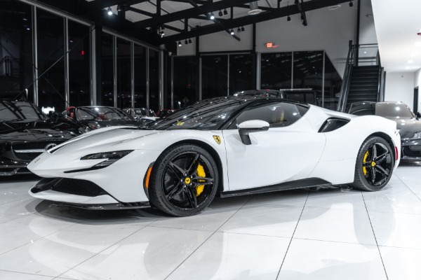 Used 2023 Ferrari SF90 Stradale Coupe ONLY 261 Miles! $136K+ in Options! HOT Spec! TONS of Carbon! LIKE-NEW for sale Sold at Chicago Motor Cars in West Chicago IL 60185 2