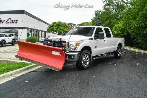 Used 2013 Ford F250 Super Duty WESTERN PLOW Package! Lariat Crew Cab w/ 6.7L Power Stroke V8! Great Condit for sale Sold at Chicago Motor Cars in West Chicago IL 60185 2