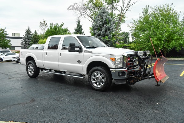 Used 2013 Ford F250 Super Duty WESTERN PLOW Package! Lariat Crew Cab w/ 6.7L Power Stroke V8! Great Condit for sale Sold at Chicago Motor Cars in West Chicago IL 60185 6