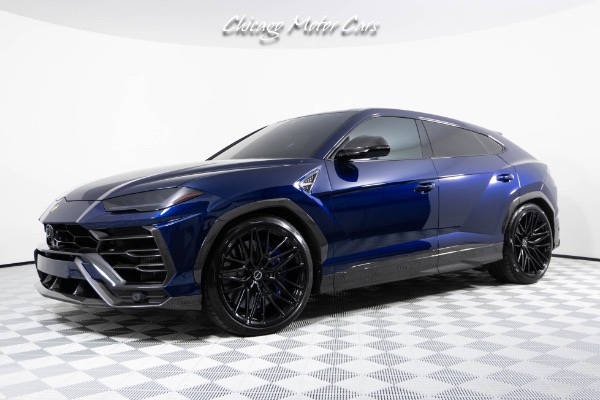 Used 2019 Lamborghini Urus Ryft Exhaust! Carbon Fiber Exterior Pack! Red Interior! for sale Sold at Chicago Motor Cars in West Chicago IL 60185 1