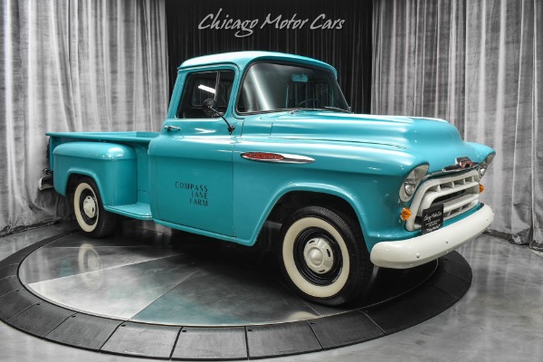 Used 1957 Chevrolet 3200 Frame on Resto! Farm truck! 3 Spd Manual! Whitewalls!In-line 6! for sale Sold at Chicago Motor Cars in West Chicago IL 60185 6