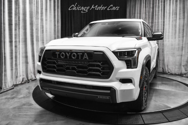 Used 2023 Toyota Sequoia TRD PRO Hybrid SUV ONLY 18 Miles! Virtually BRAND NEW! Best Color Combo PPF for sale Sold at Chicago Motor Cars in West Chicago IL 60185 2