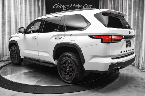 Used 2023 Toyota Sequoia TRD PRO Hybrid SUV ONLY 18 Miles! Virtually BRAND NEW! Best Color Combo PPF for sale Sold at Chicago Motor Cars in West Chicago IL 60185 3