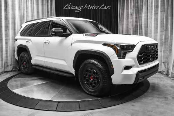 Used 2023 Toyota Sequoia TRD PRO Hybrid SUV ONLY 18 Miles! Virtually BRAND NEW! Best Color Combo PPF for sale Sold at Chicago Motor Cars in West Chicago IL 60185 6