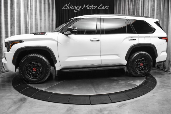 Used 2023 Toyota Sequoia TRD PRO Hybrid SUV ONLY 18 Miles! Virtually BRAND NEW! Best Color Combo PPF for sale Sold at Chicago Motor Cars in West Chicago IL 60185 1