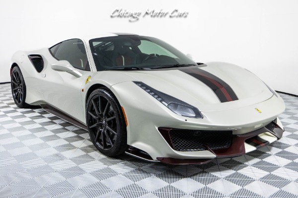 Used-2020-Ferrari-488-Pista-Tailor-Made-Huge-MSRP-Incredible-Spec-Loaded-with-Red-Carbon-Fiber