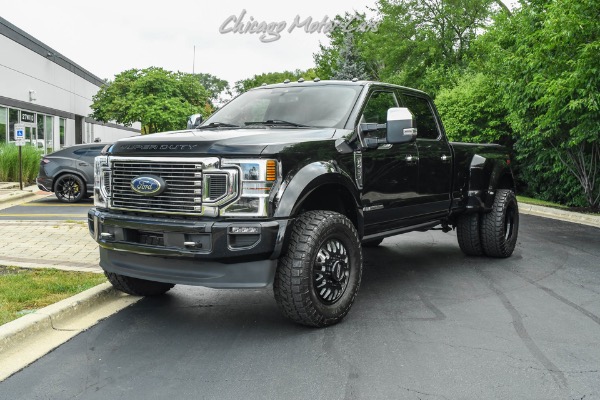 Used 2020 Ford F-450 Super Duty Platinum 4x4 Crew Cab Pickup 6.7L Turbo Diesel! FX4 Pkg! Lift! DDC Wheels! for sale Sold at Chicago Motor Cars in West Chicago IL 60185 2