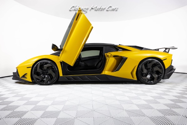 Used 2012 Lamborghini Aventador LP700-4. COVERED with Carbon Fiber! Reventon Style Wheels! Exhaust! LOADED! for sale Sold at Chicago Motor Cars in West Chicago IL 60185 2