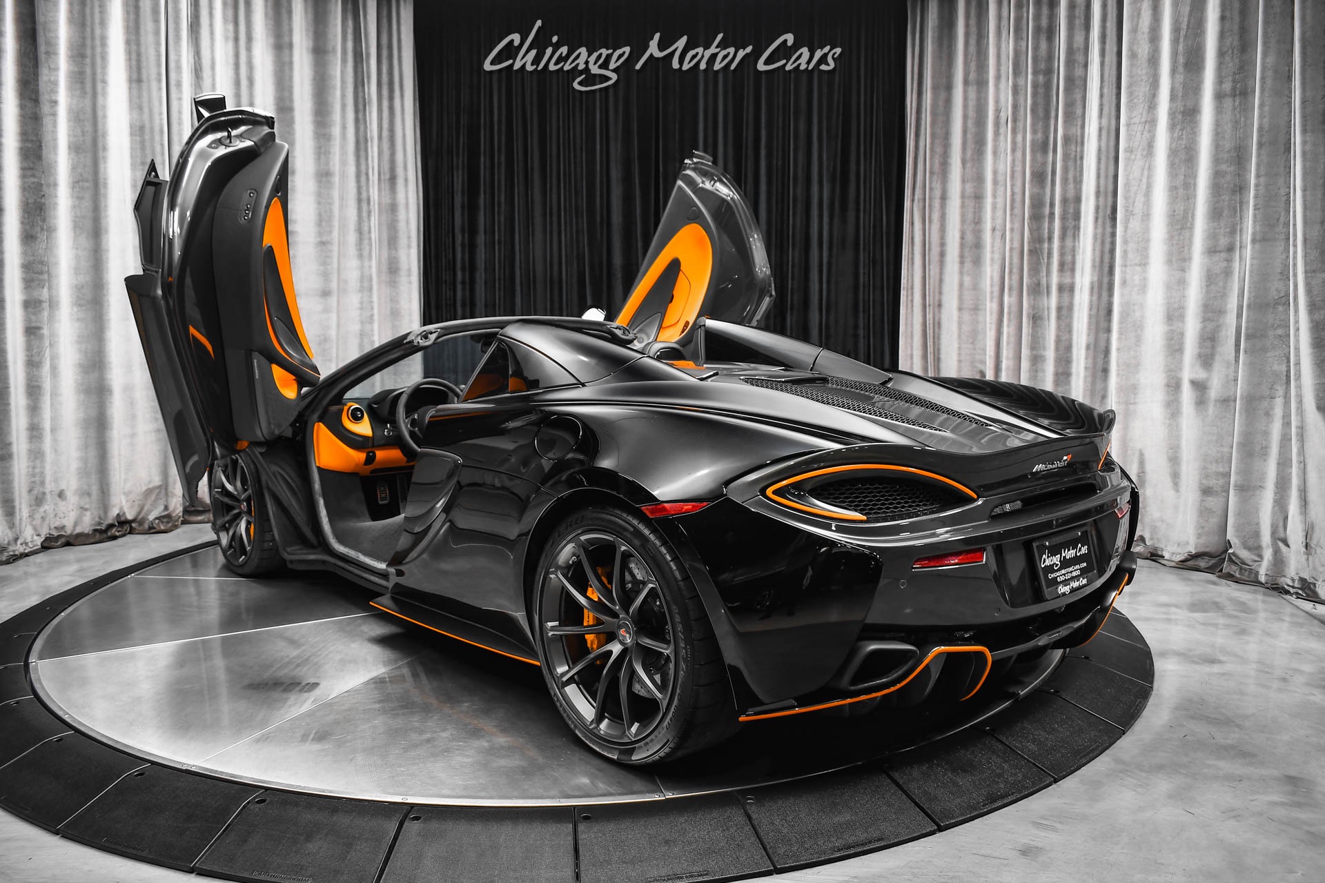 Used-2018-McLaren-570S-Spider-MSO-Abyss-Black-Luxury-Pack-Carbon-Trim-Sports-Exhaust-ONLY-4k-Miles
