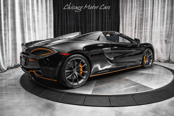 Used 2018 McLaren 570S Spider MSO Abyss Black! Luxury Pack! Carbon Trim! Sports Exhaust! ONLY 4k Miles! for sale Sold at Chicago Motor Cars in West Chicago IL 60185 5