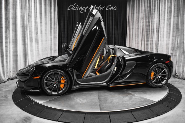 Used 2018 McLaren 570S Spider MSO Abyss Black! Luxury Pack! Carbon Trim! Sports Exhaust! ONLY 4k Miles! for sale Sold at Chicago Motor Cars in West Chicago IL 60185 1