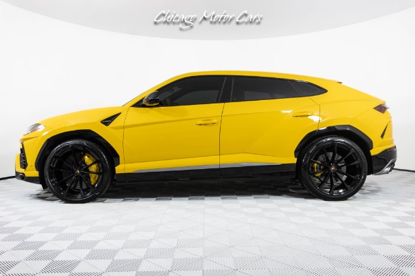 Used 2019 Lamborghini Urus GIALLO AUGE FINISH! BANG & OLUFSEN PREMIUM SOUND! HOT COLOR COMBO! LOADED! for sale Sold at Chicago Motor Cars in West Chicago IL 60185 2