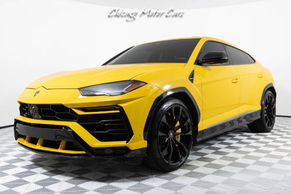 Used 2019 Lamborghini Urus GIALLO AUGE FINISH! BANG & OLUFSEN PREMIUM SOUND! HOT COLOR COMBO! LOADED! for sale Sold at Chicago Motor Cars in West Chicago IL 60185 5