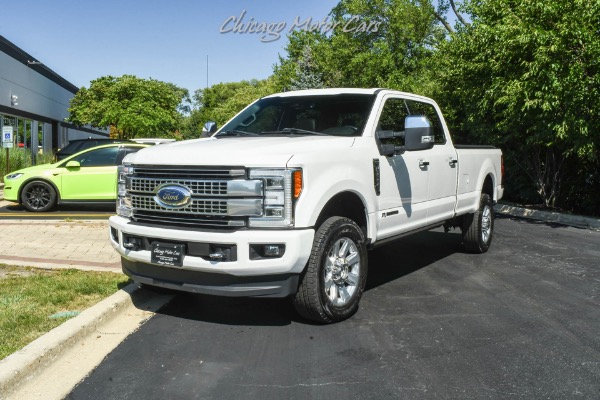 Used 2019 Ford F-350 Super Duty XL Platinum Crew Cab Pickup! 8ft Bed! FX4 Pkg! 6.7L Power Stroke Diesel! for sale Sold at Chicago Motor Cars in West Chicago IL 60185 2