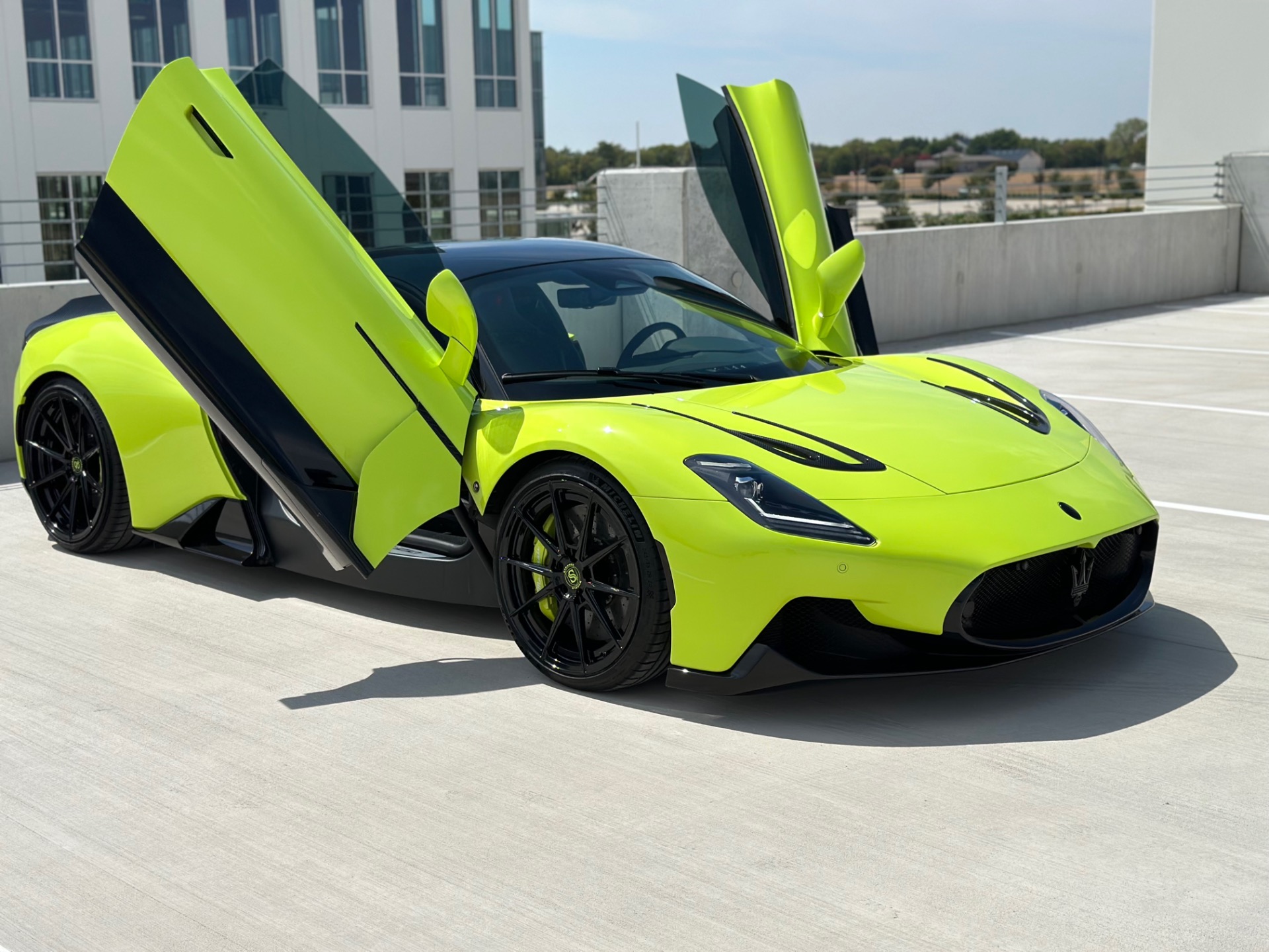 Used 2023 Maserati MC20 RARE Hypergreen! Novitec Springs! Carbon