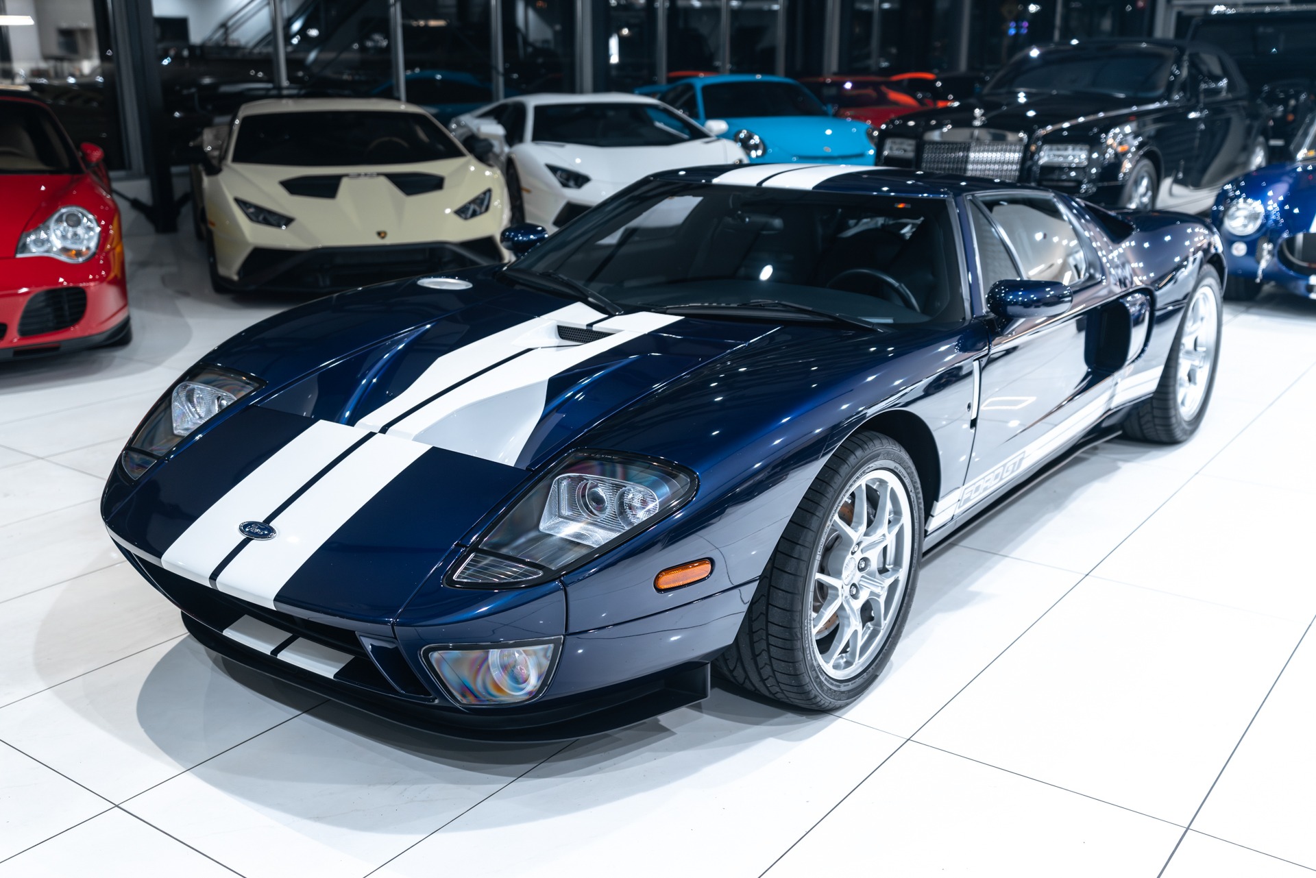 Used-2006-Ford-GT-Coupe-4-Option-Car-ONLY-5k-Miles-Painted-Stripes-Collector-Quality-Car