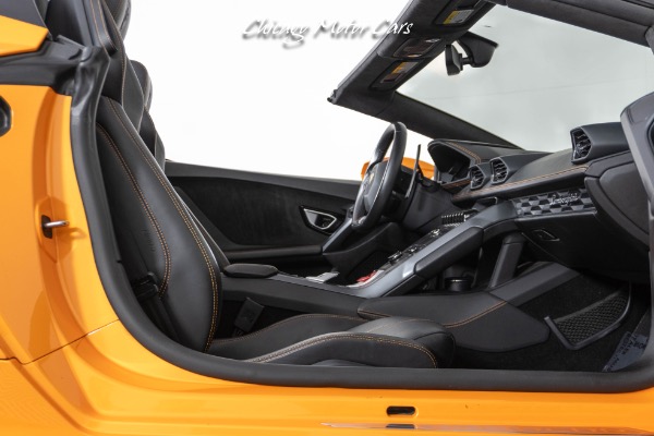 Used 2019 Lamborghini Huracan LP580-2 Spyder, Black Wheels! Paint Protection Film! Front End Lifter! for sale Sold at Chicago Motor Cars in West Chicago IL 60185 3