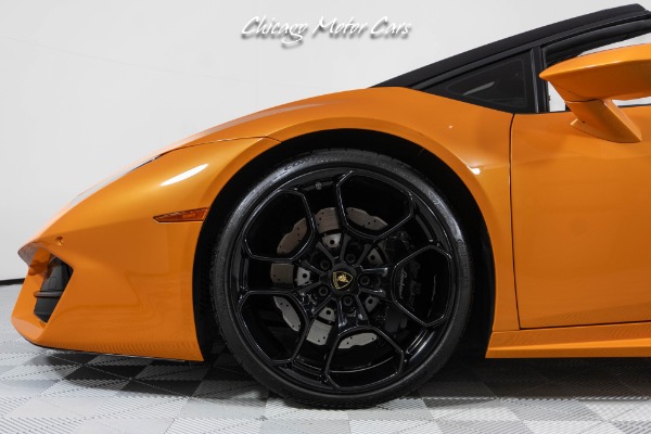 Used 2019 Lamborghini Huracan LP580-2 Spyder, Black Wheels! Paint Protection Film! Front End Lifter! for sale Sold at Chicago Motor Cars in West Chicago IL 60185 4