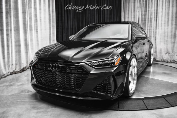 Used 2021 Audi RS6 Avant 4.0T quattro Avant Wagon Carbon Fiber UPGRADES! AL13 Wheels! for sale Sold at Chicago Motor Cars in West Chicago IL 60185 2