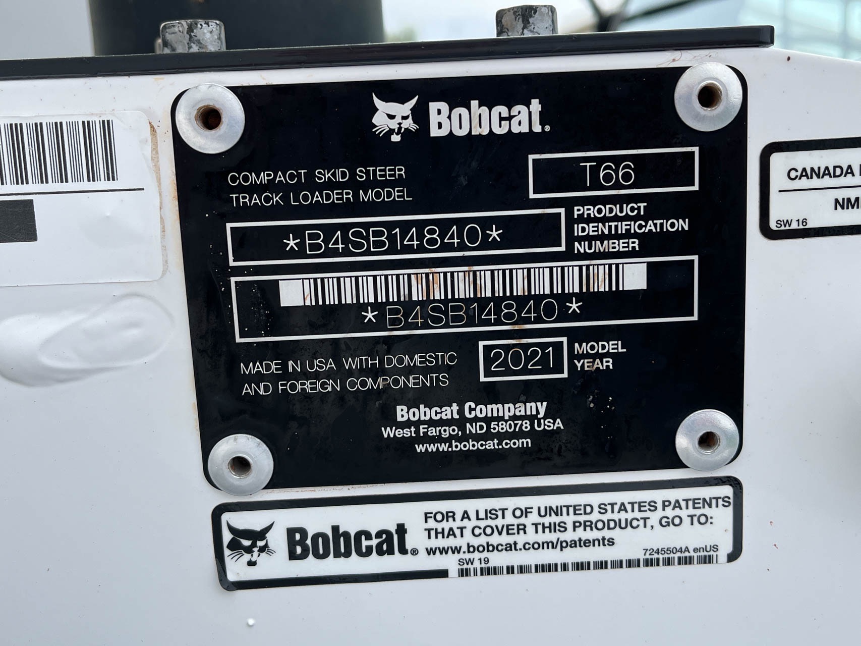 2021 BOBCAT T66 LOADER - Image 26