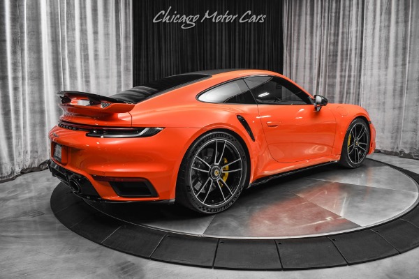 Used 2022 Porsche 911 Turbo S Lava Orange! Front Lift! Carbon Roof! Burmester! FULL PPF! LOADED! for sale Sold at Chicago Motor Cars in West Chicago IL 60185 5