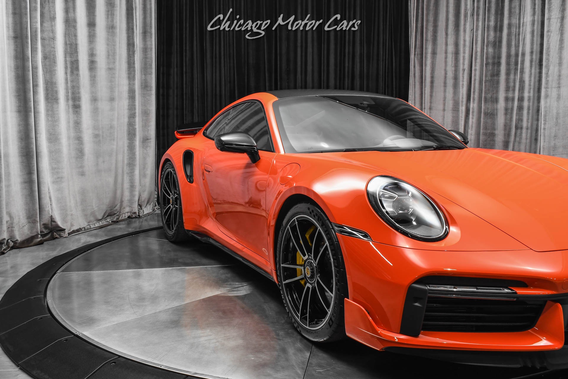 Used-2022-Porsche-911-Turbo-S-Lava-Orange-Front-Lift-Carbon-Roof-Burmester-FULL-PPF-LOADED
